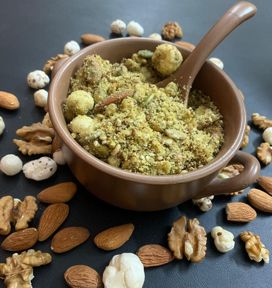 Homemade Sabat Moong Daal Panjiri