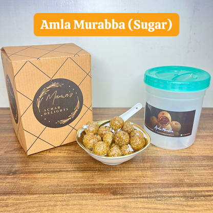 HOMEMADE AMLA MURABBA IN JAR BOX