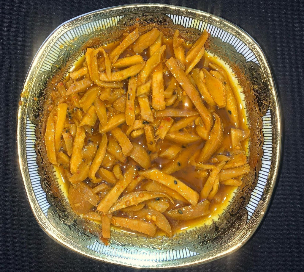 Homemade Adrak Achar in Jar Box