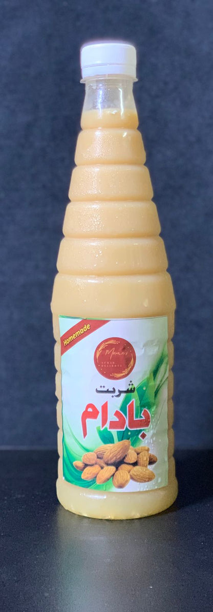 HOMEMADE KHALIS BADAM SHARBAT IN 1 LITRE BOTTLE